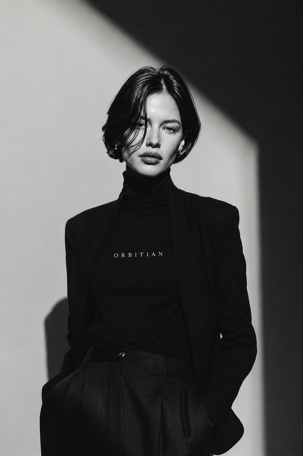 Playera negra Orbitian